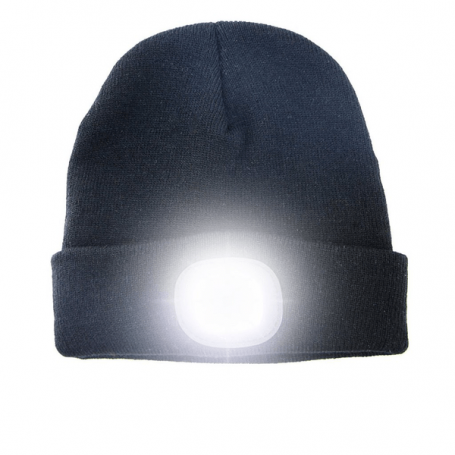 Varm mössa med LED-lampa