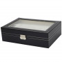 Elegant Box Organizer för 10 Klockor - Klockförvaring