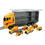 Lastbil Leksak Set Med 6 Arbetsfordon