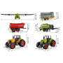 Traktor Set Leksak 6 delar 1:30