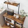 Köksställ, Köksförvaring modul Vintage brun-svart 90 x 40 x 132 cm