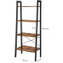 Steghylla Industriellstil Bokhylla  56 x 34 x 137,5 cm