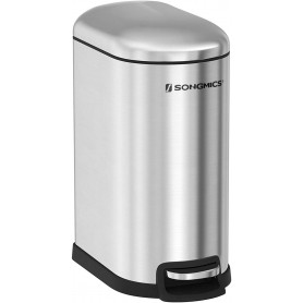 Pedalhink 10L Rostfritt Stål Soptunna