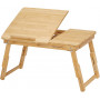 Fällbar Laptopställ i Premium Bambu 54,5 x 34,5 x 29 cm