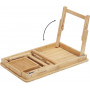 Fällbar Laptopställ i Premium Bambu 54,5 x 34,5 x 29 cm