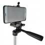 Tripod Mobilstativ Pro med Bluetooth fjärrkontroll Silver