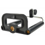 Tripod Mobilstativ Pro med Bluetooth fjärrkontroll Silver