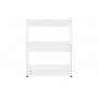 Trång Förvaringsvagn 12,5x54,5x72,5 cm Rullvagn 3 Hyllor