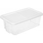 12-pack Förvaringslådor Med Lock För Skor / Små Saker - Transparent