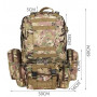 Camping Ryggsäck 45L Militär Tactical Combat