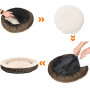 Hundsäng - kattsäng - 65 cm - brun