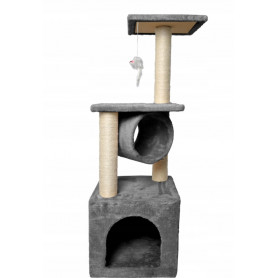 Klösträd 90 cm grå/beige - kattmöbler