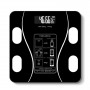 Smart Personvåg med Bluetooth 180 kg svart