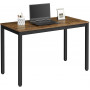 Skrivbord Vintage brun-svart 120 x 60 x 76 cm - Industriell Design