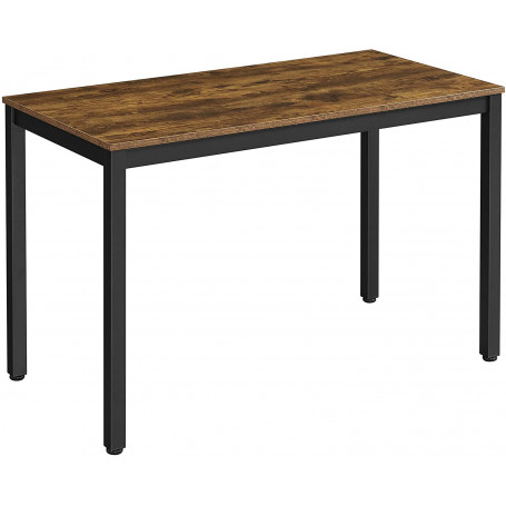 Skrivbord Vintage brun-svart 120 x 60 x 76 cm - Industriell Design