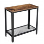 Sidobord med hylla 60 x 30 x 60 cm industriell design