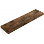 Vägghylla Vintage Brun 80 x 20 x 3,8 cm - Bokhylla Väggmonterad