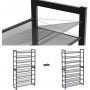 Skohylla - Skoställ metall 8 nivåer, set med 2 stapelbara x4-nivåer...