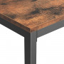 Barstol Set 2 st 40 x 30 x 65 cm  Barpallar Vintage brun-svart