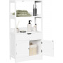 Badrums förvaringsskåp Hylla med Skåp, Låda till Badrum / Kök - Vit...