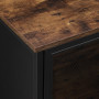 Robust Förvaringsskåp Industriellstil Metall/Trä 70 x 33 x 100 cm