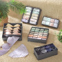 Förvaringslåda Organizer kit - Underkläders arrangör 4 stycken grå