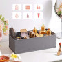 Förvaringslåda Organizer kit - Underkläders arrangör 4 stycken grå