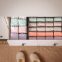 Förvaringslåda Organizer kit - Underkläders arrangör 4 stycken grå