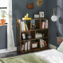 Bokhylla Med 8 Fack Vintage Brun 97,5 X 30 X 100 CM