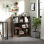 Bokhylla Med 8 Fack Vintage Brun 97,5 X 30 X 100 CM