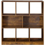 Bokhylla Med 8 Fack Vintage Brun 97,5 X 30 X 100 CM