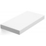 Vägghylla 40 x 20 CM - Vit Hyllplan