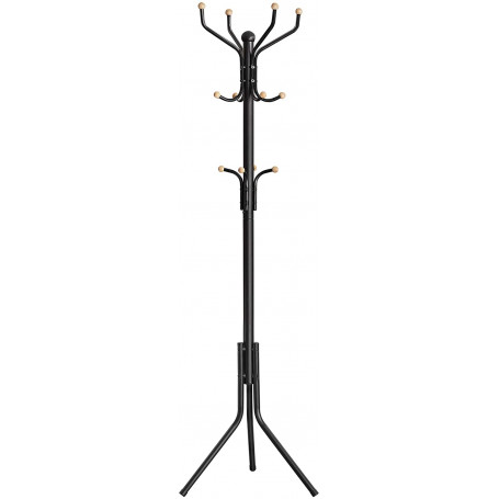 Klädhängare 182 cm Tamburmajor i Metall, Svart-Ek