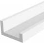 3-Pack Tavelhylla / Vägghylla Med Kant Vit 38 x 10 x 5 cm