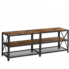 TV bänk Industriellstil 140 x 39 x 52 cm Passar TV upp till 60-tums