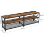 TV bänk Industriellstil 140 x 39 x 52 cm Passar TV upp till 60-tums