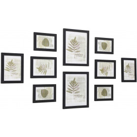 Tavelramar Set, 10 Trä Fotoramar - 2x (20 x 25 cm), 4x (13 x 18 cm)...