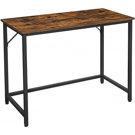 Skrivbord 100 x 50 x 75 cm Industriell Vintage Brun-Svart
