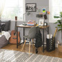 Skrivbord 100 x 50 x 75 cm Industriell Vintage Brun-Svart