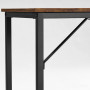 Skrivbord 100 x 50 x 75 cm Industriell Vintage Brun-Svart