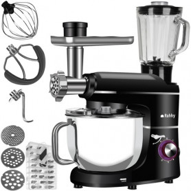 Köksmaskin 3-in-1 Mixer / Köttkvarn / Planetblandare 6.2L, 2200W Ma...