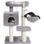 Klösträd till Stora katter Upp till 15 kg - Grå 70 x 60 x 112 cm