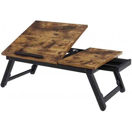 Laptopställ bord, sängbord, läsställ ‎55 x 35 x 23 cm höjd justerbar