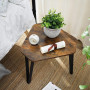 Satsbord - Soffbord Set 3 st - Sidobord - Vintage brun