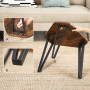 Satsbord - Soffbord Set 3 st - Sidobord - Vintage brun