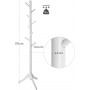 Klädhängare Träd Tamburmajor 175 cm - Trä Vit