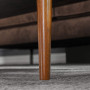 Soffbord Retro 100x50x45 cm Vintage Brun Med Låda, Öppen Förvaring