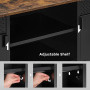 TV-konsol - TV-ställ stålram för TV upp till 55 tum, Industriell Design 120 x 40 x 55 cm