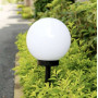Solcell trädgårdslampor set om 6 st - Boll 9 cm