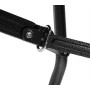 Hopfällbart campingbord 180 cm Svart